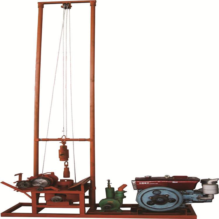 手提式电动打井机百米深钻井机工程用打井机供应工地打井机