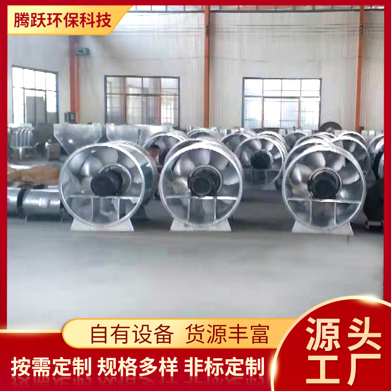 正压送风机厂家镀锌板材除尘排风抽风机商场地洗车库用送风机