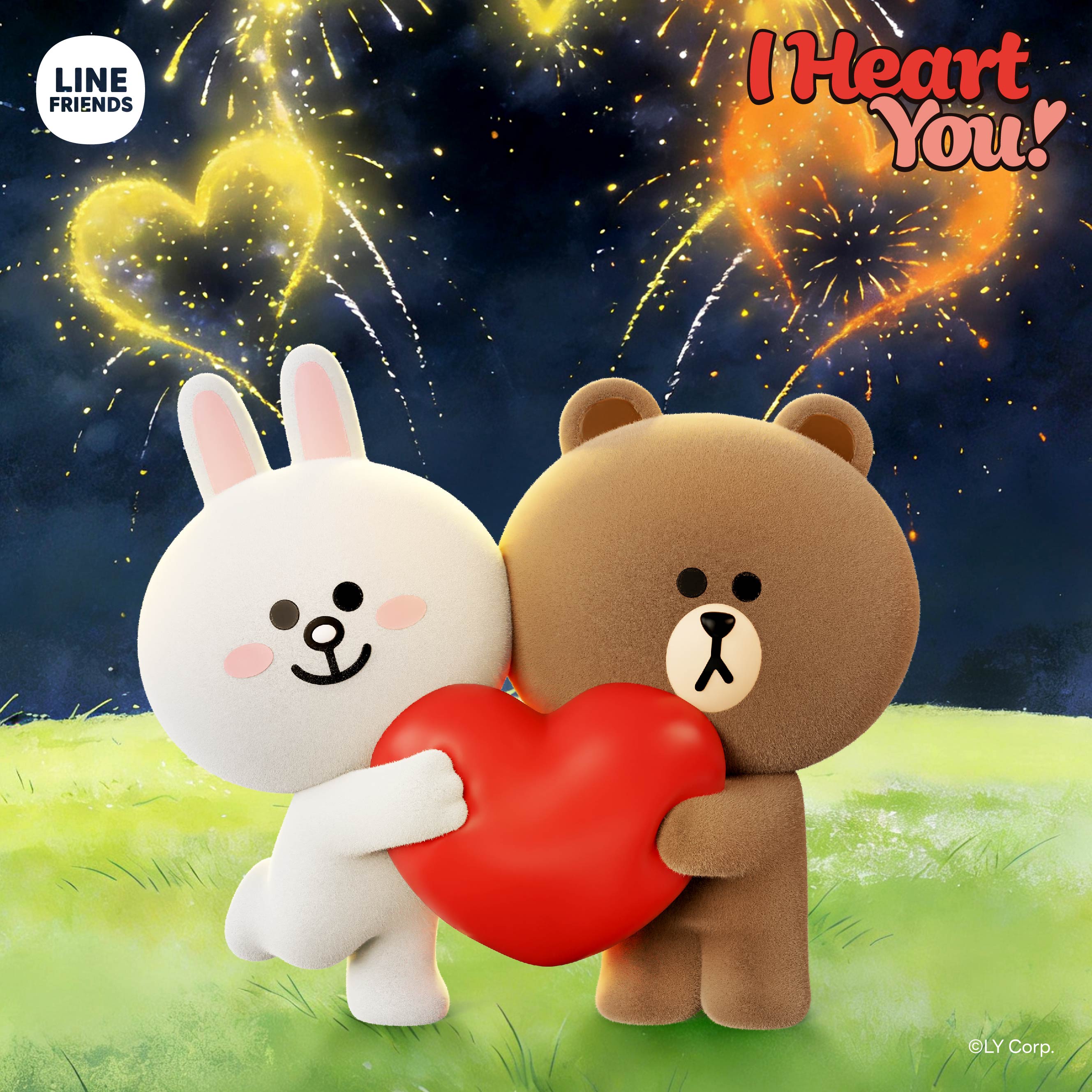 linefriends我喜欢你系列盲盒图片