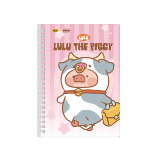 KKV罐头猪LULU软线圈本胶装 本学生笔记错题办公记事本子学习文具