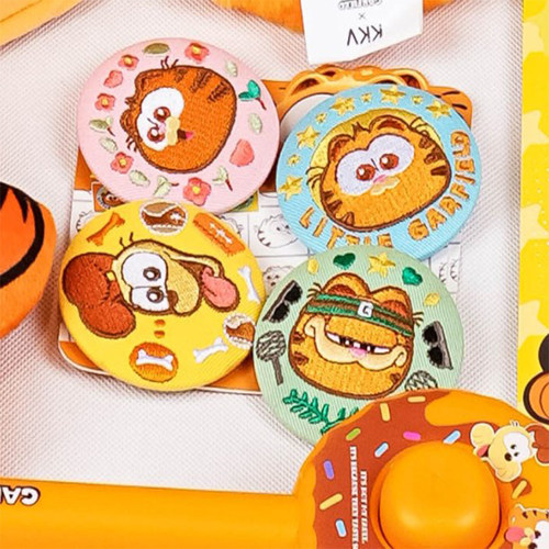 KKV官方正品加菲猫刺绣徽章