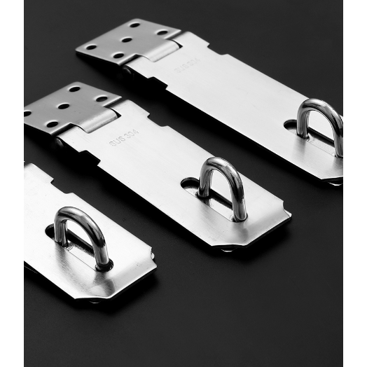 不锈钢锁扣锁卡扣柜门抽屉锁鼻子固定搭扣老式木门锁门栓明装门扣