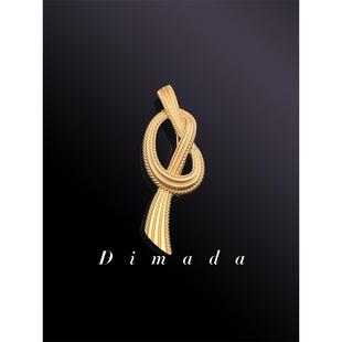 D.M.D 配饰 迪曼达中古饰品胸花法式 复古胸针高档女大衣西装