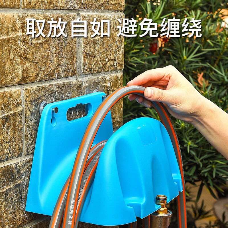 免打孔洗车水管收纳架浇花软管卷管器收管神器收卷器家用绕管壁挂