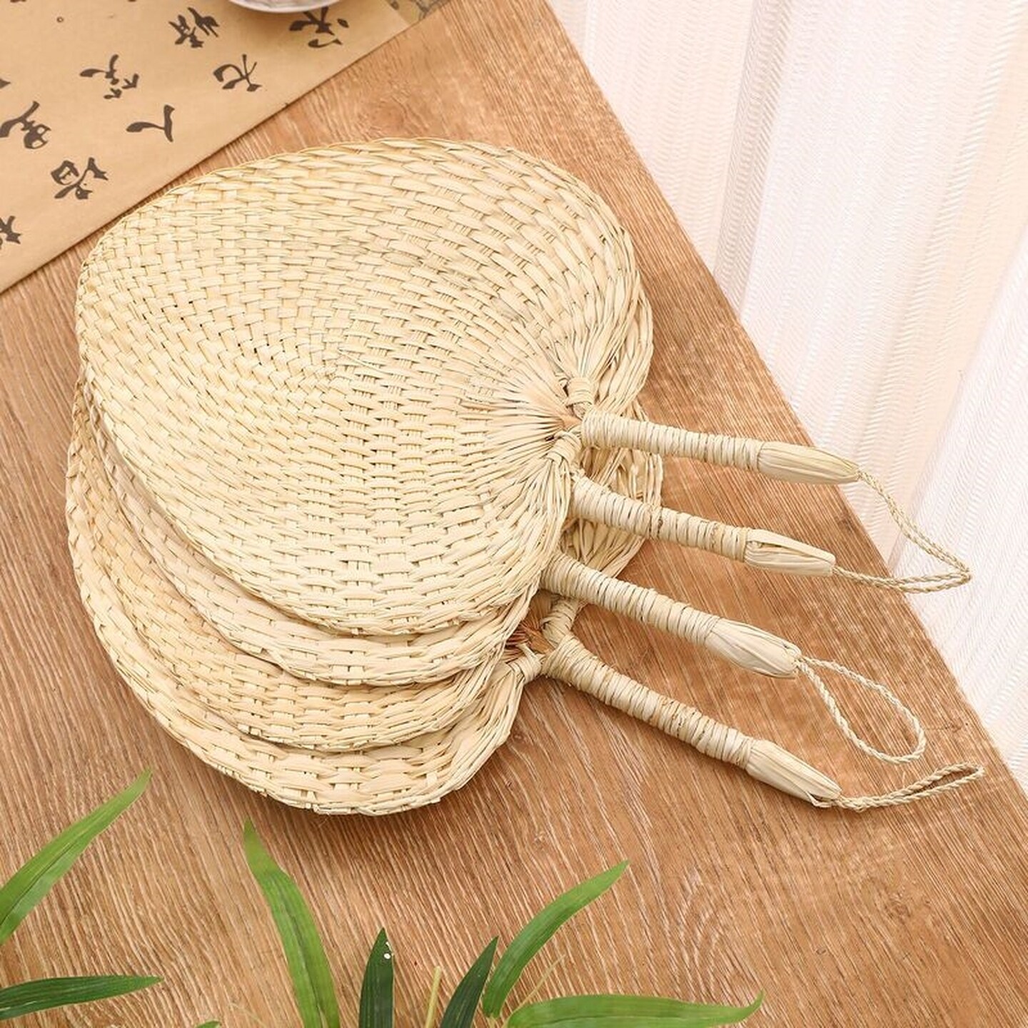 棕叶大蒲扇手工编织老式蒲草扇葵扇手摇扇夏季扇纳凉驱蚊草编扇子