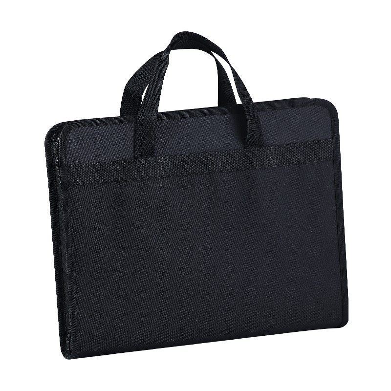 精选风琴包帆布a4多层手提拉链文件袋学生试卷夹商务资料公文 包