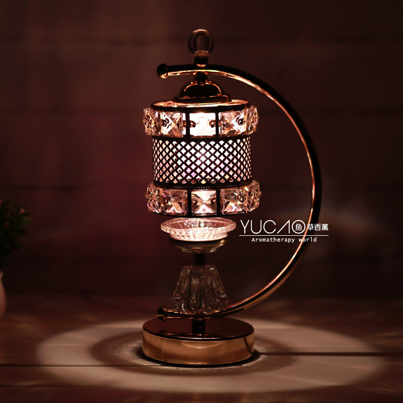 复古助睡眠香薰精油香薰灯家用精油灯室内香薰炉插电卧室香熏灯炉
