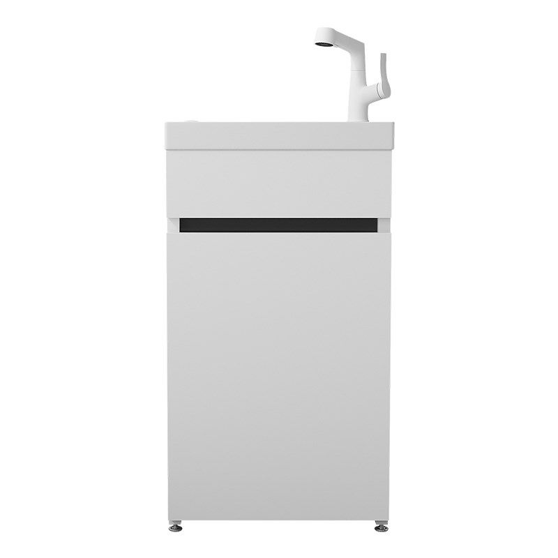 小尺寸洗手盆柜组合小号阳台洗衣池一体台盆落地式洗衣槽带搓衣板