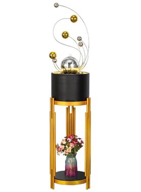 现代无障碍豪华流水装饰桌面喷泉客厅电视柜茶桌水景观办公装饰