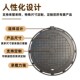球墨铸铁井盖厂家圆型700 800井盖市政排水井盖雨水篦子规格齐全