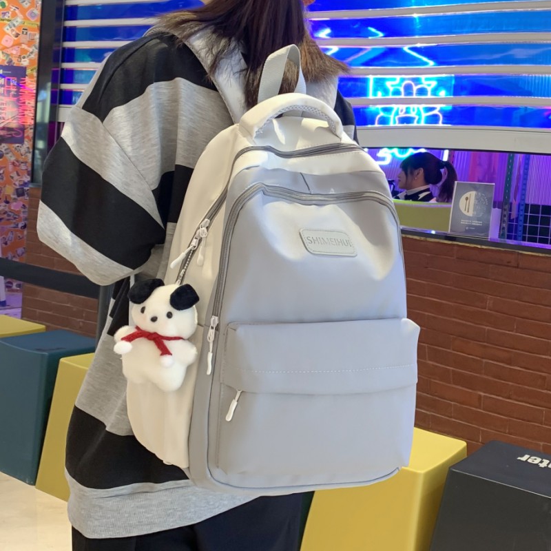 书包初中女生清新可爱背包大容量日韩休闲高中学生旅行电脑双肩包高性价比高么？