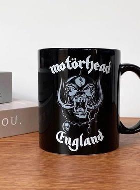 原单 摩托头乐队战猪标志 MOTORHEAD 摇滚潮杯陶瓷马克杯水杯子