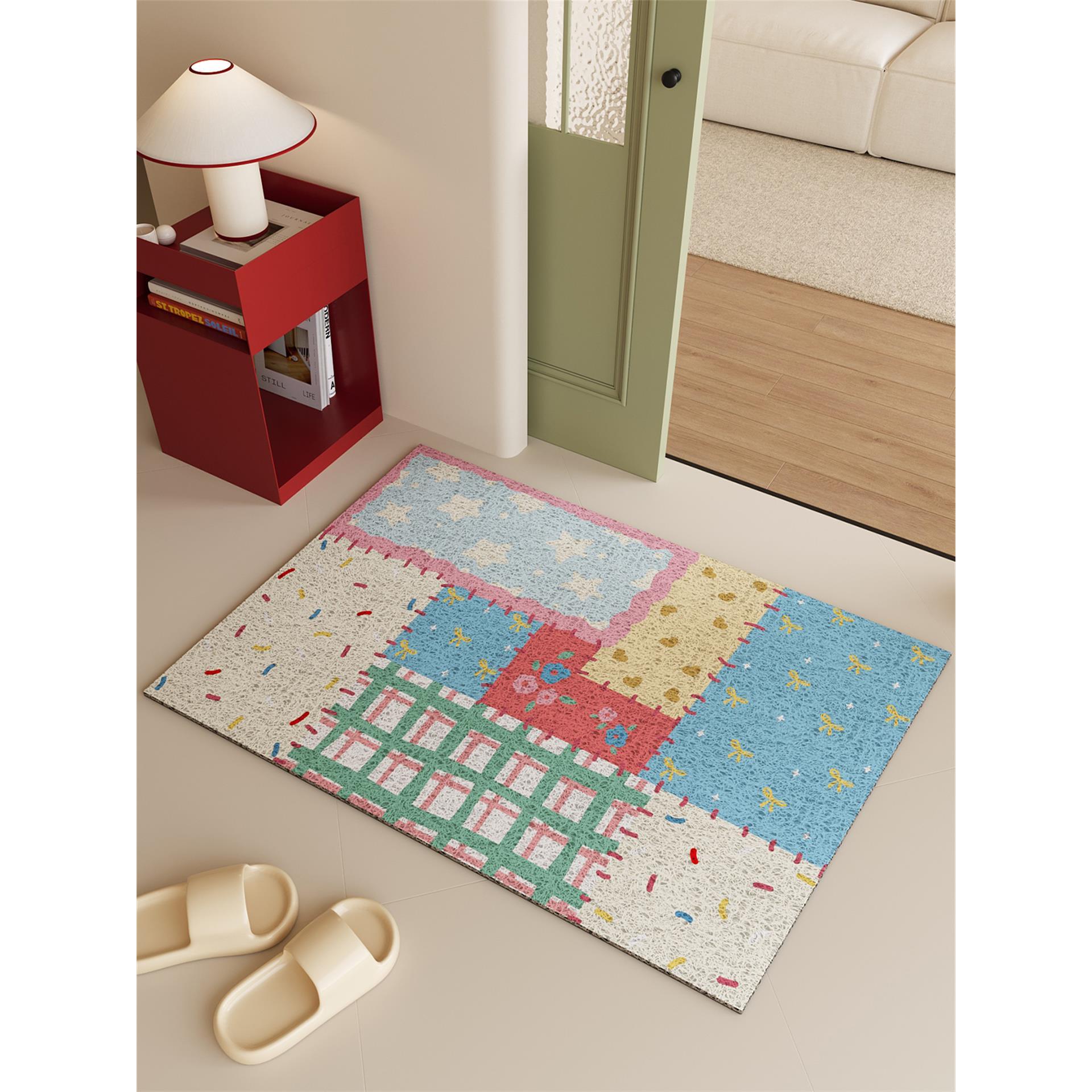 多巴胺入口门丝圈地垫家用耐磨防滑门垫入口门可定制天津地毯