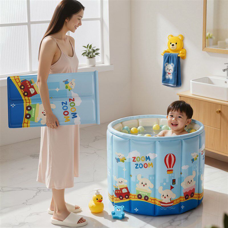 泡澡桶儿童浴盆大号可折叠小孩冬天洗澡桶3到12岁以上专用浴桶