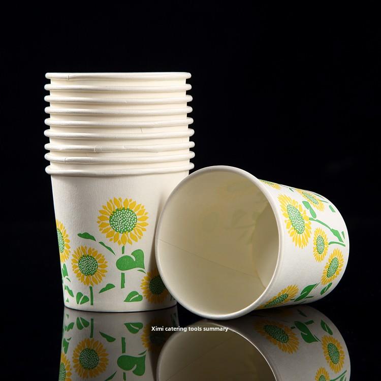 经济的一次性纸杯和水杯170毫升10包400件