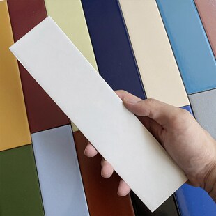 精选外墙砖6x24小块老款彩色长条农村自建房围墙阳台白色亮光纯色