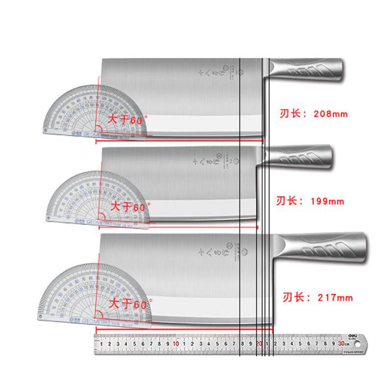 厨师专用斩切两用刀精选德国进口切菜斩鸡鸭鱼阳江刀具套装
