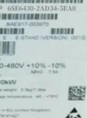 议价西门子MICROMASTER430A级滤波器45kW变频器6SE6430-2AD34-5EA