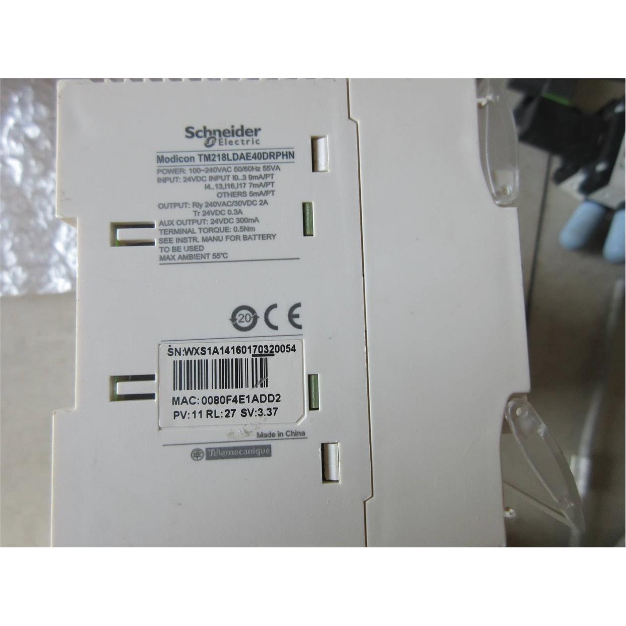 议价机施耐德 TM218LDAE40DRPHN 电源 只I/O和CPU模块