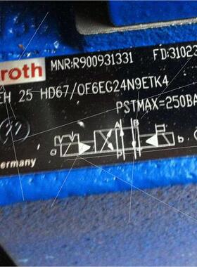 议价REXROTH/力士乐 A4VSO40LR2G/10R-PPB13N00 4WE6JA6X/EG24N9K