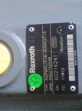 议价REXROTH/力士乐 A2FO180/61R-PAB05 ZDC25P-2X/XLJV Z2S22B4-
