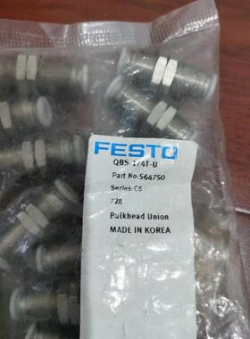 议价FESTO 费斯托接头 QBS-1/4T-U 564750