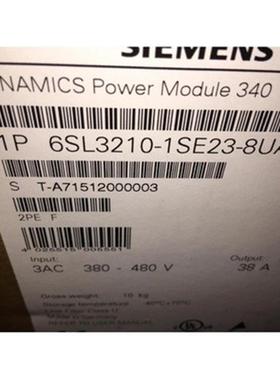 议价6SL3210-1SE23-8UA0西门子S120 变频器 功率模块6SL32101SE23