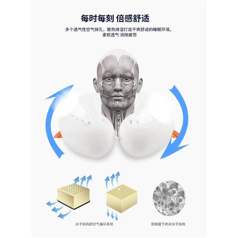 乳胶u型枕工厂直销天鹅绒面料午睡枕汽车枕旅行枕护颈枕