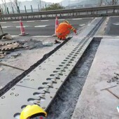 更换桥梁伸缩缝旧桥养护维护胶条同步顶升位移铁路盆式 橡胶支座