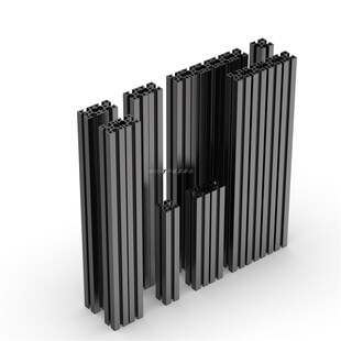 精选VORON 0.1 卧龙 1515国标6063铝型材 阳极氧化黑 已攻丝钻孔