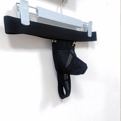 男士性感透明无痕高叉单丁字裤