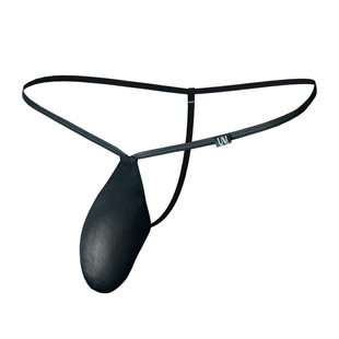 男士性感内裤T裤 低腰无痕冰丝细带一根线大囊袋青年透气单丁字裤