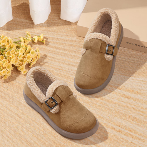 老北京棉鞋女冬季防滑软底