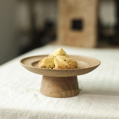 堂上燕 | 柚木点心盘实木点心碟干果盘干果碟茶点盘