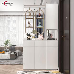 入户玄关隔断屏风柜轻奢现代简约间厅柜玄关柜鞋柜一体客厅隔间柜