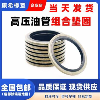 JB982公制组合垫圈垫片密封圈耐高压油管垫片O型圈油封液压密封垫