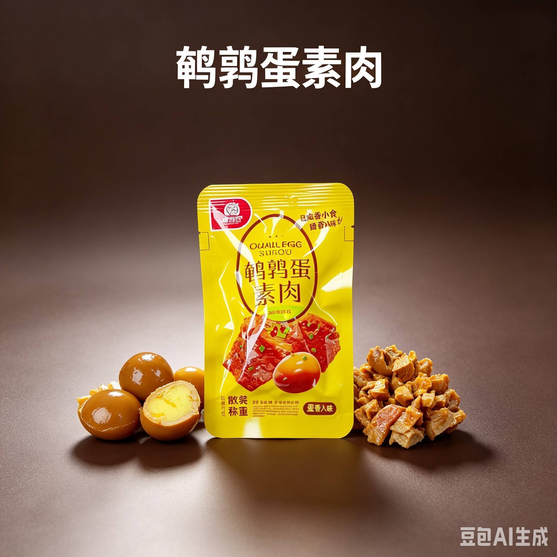 素肉鹌鹑蛋豆干麻辣味零食独立包装手撕蛋白素肉整箱大礼包