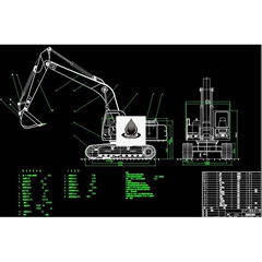 反铲式液压挖掘机液压系统设计说明书全套设计含CAD图纸机械设计