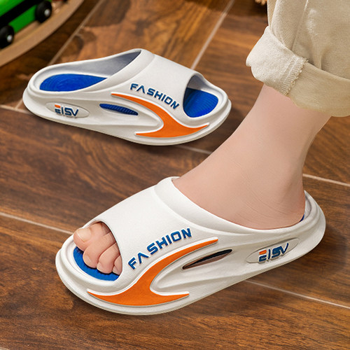 中大童拖鞋男童夏季户外家居踩屎感亲子网红潮流新款儿童凉拖鞋男