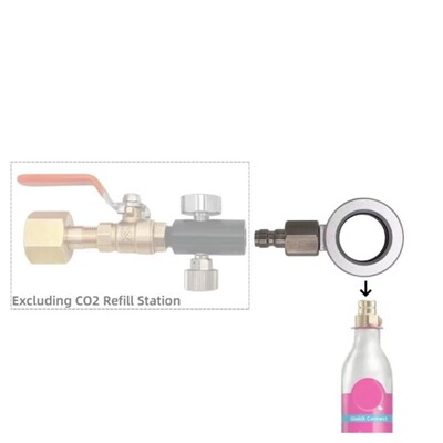 二氧化碳8mm快速配适配器适用于Sodastream DUO/Terra/Art