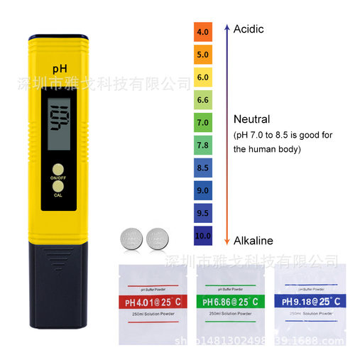 大量现货便携式ph计检测笔酸度计ph02酸碱水产鱼缸ph笔水质测试笔