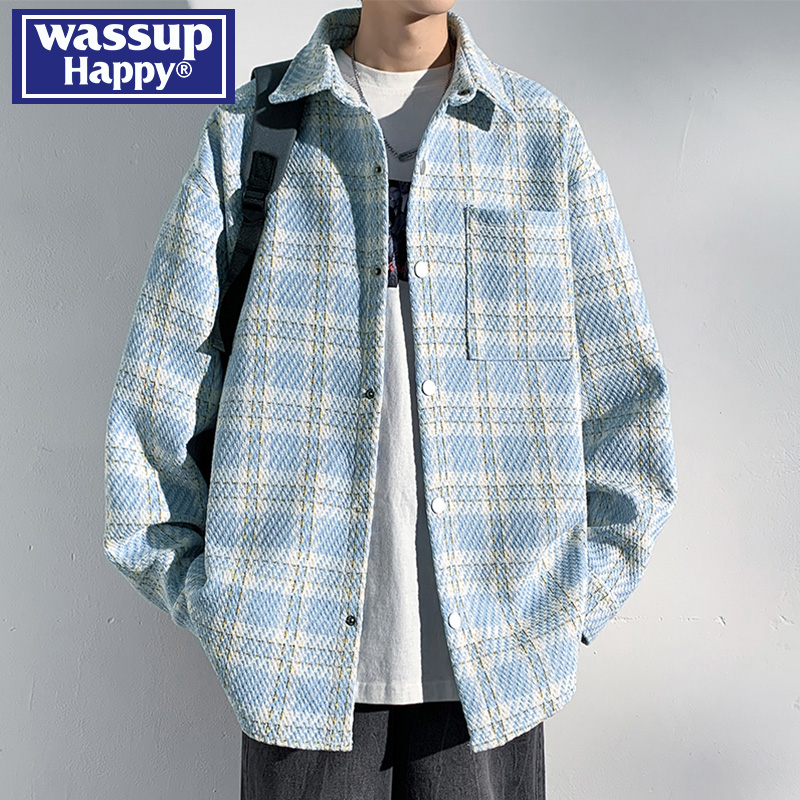 WASSUPHAPPY春秋季小香风外套男