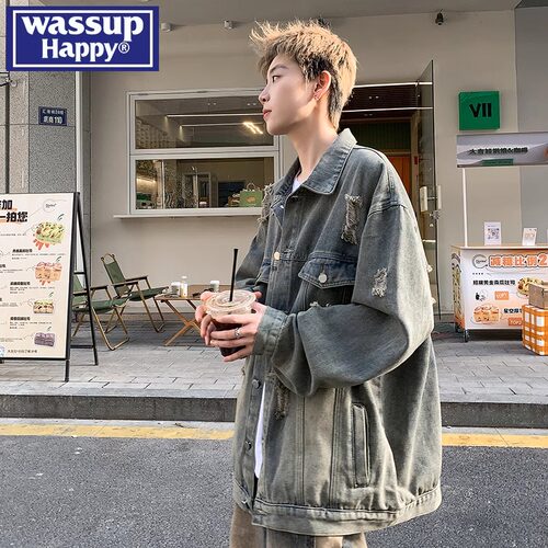 WASSUPHAPPY春秋季夹克外套男