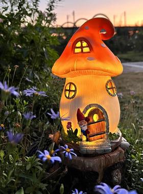 太阳能户外庭院灯防水花园装饰景观布置草坪灯室外小夜灯创意摆件