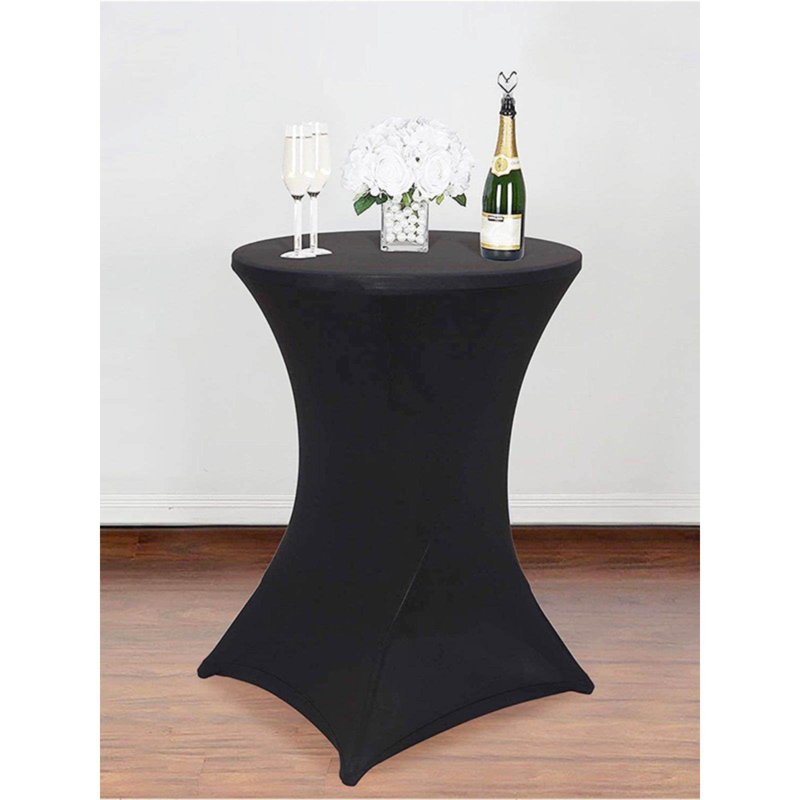 欧式鸡尾酒桌套纯色弹力吧台桌套酒店婚庆餐四面弹力桌圆桌四脚,居家布艺,桌布,淘宝优惠券,粉丝福利购,淘宝优惠卷