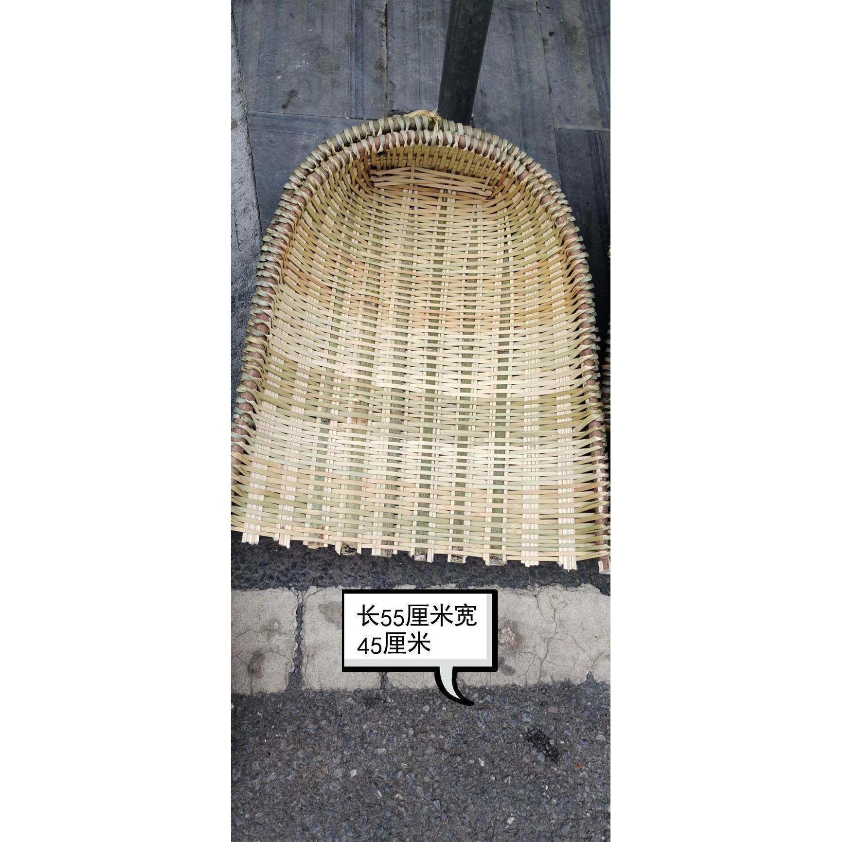 竹编开口铲防洪箢篼箢箕粪箕坑篼撮箕畚箕戳箕簸箕挑泥挑石头农用