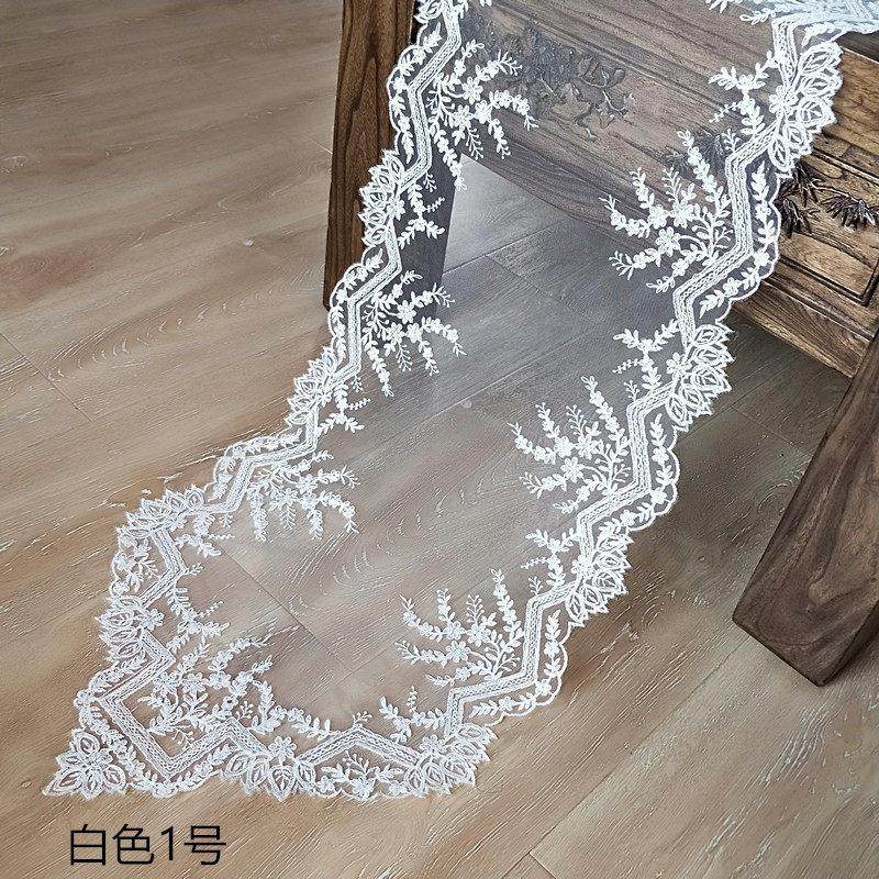欧式白色蕾丝纱桌布桌旗茶几梳妆台鞋柜盖巾防尘布简约电视柜盖巾,居家布艺,桌布,淘宝优惠券,粉丝福利购,淘宝优惠卷
