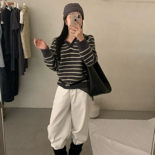 含11羊毛 保暖毛衣 FWA1541 冬上新极简韩翻领羊毛衫 FairyWoo