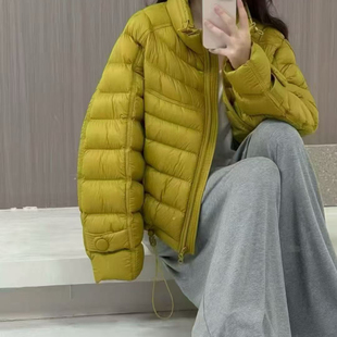 一念末福利排骨羽绒服女新款 泡芙90绒立领保暖羽绒服外套8162