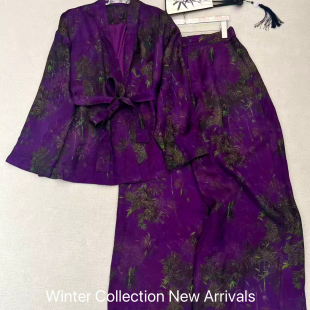 一念26年春款 套装 休闲裤 3614 国风高级复古气质短外套